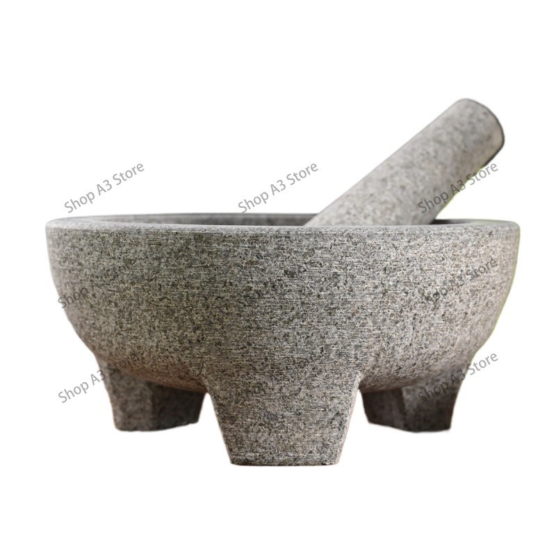 Mortar Pestle Granite - Natural Stone Granite Mortar Pestle for