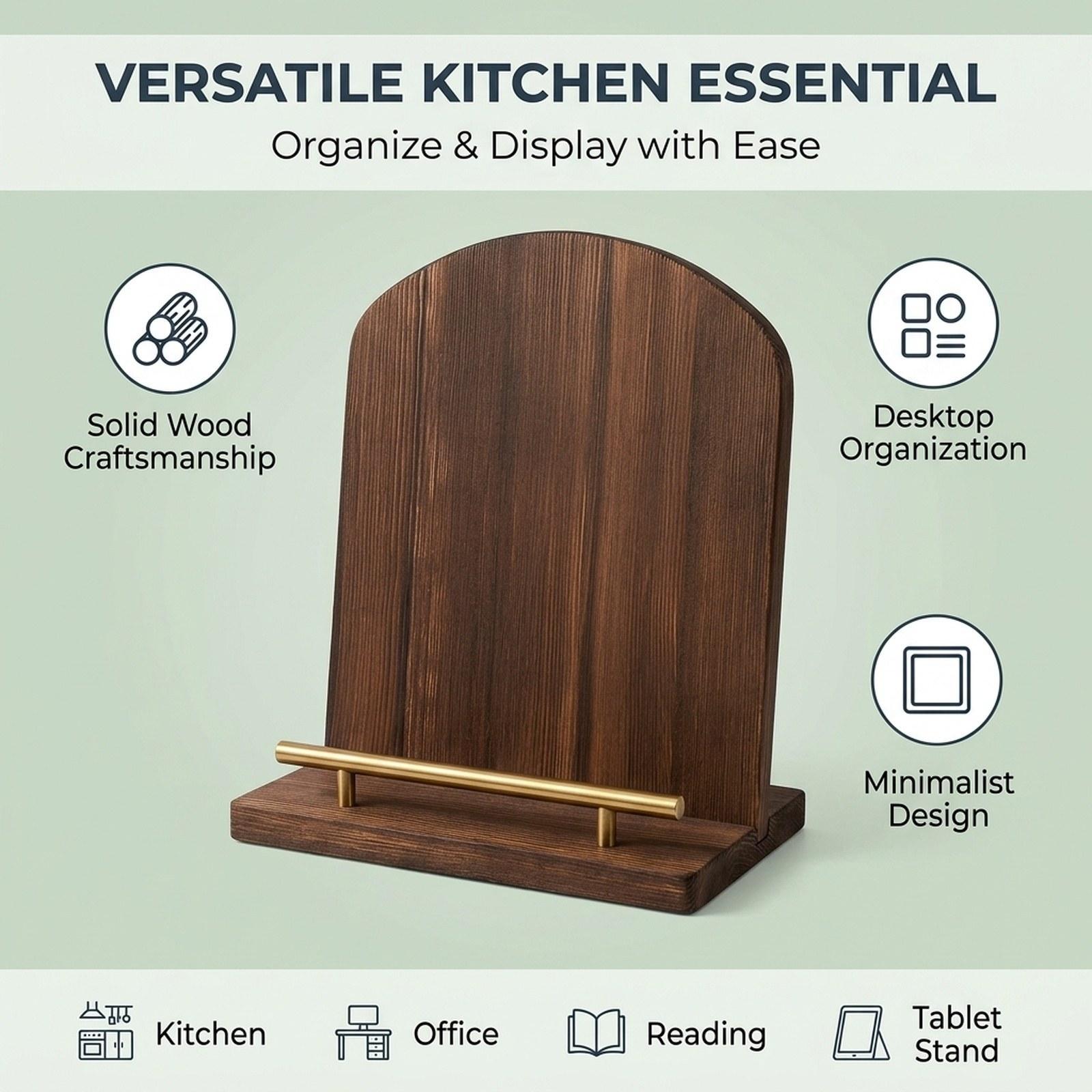 Wooden Cookbook Stand Recipe B - Home Cooking Recipe ulasan dan harga