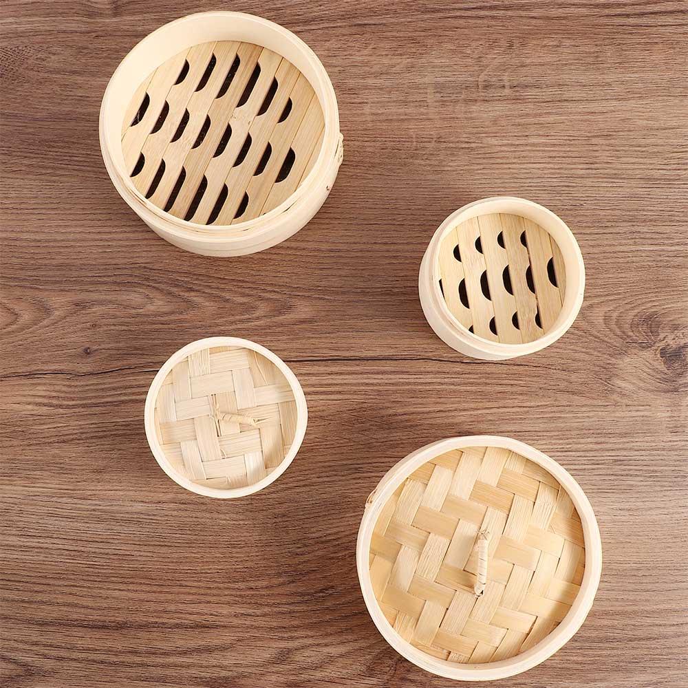 10/15/20cm Dimsum Basket Cover - Steamer Bamboo Set ulasan dan harga