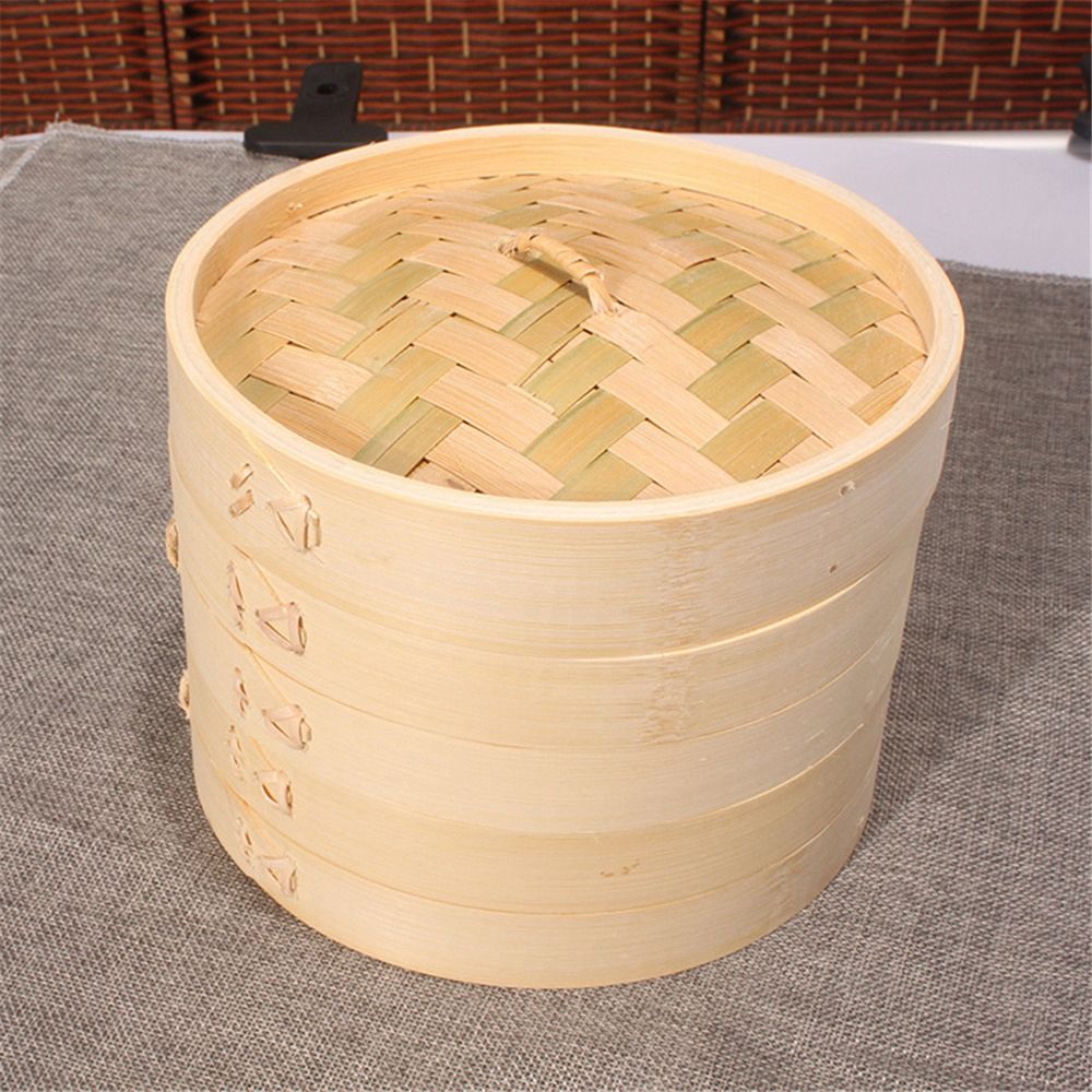 10/15/20cm Dimsum Basket Cover - Steamer Bamboo Set ulasan dan harga