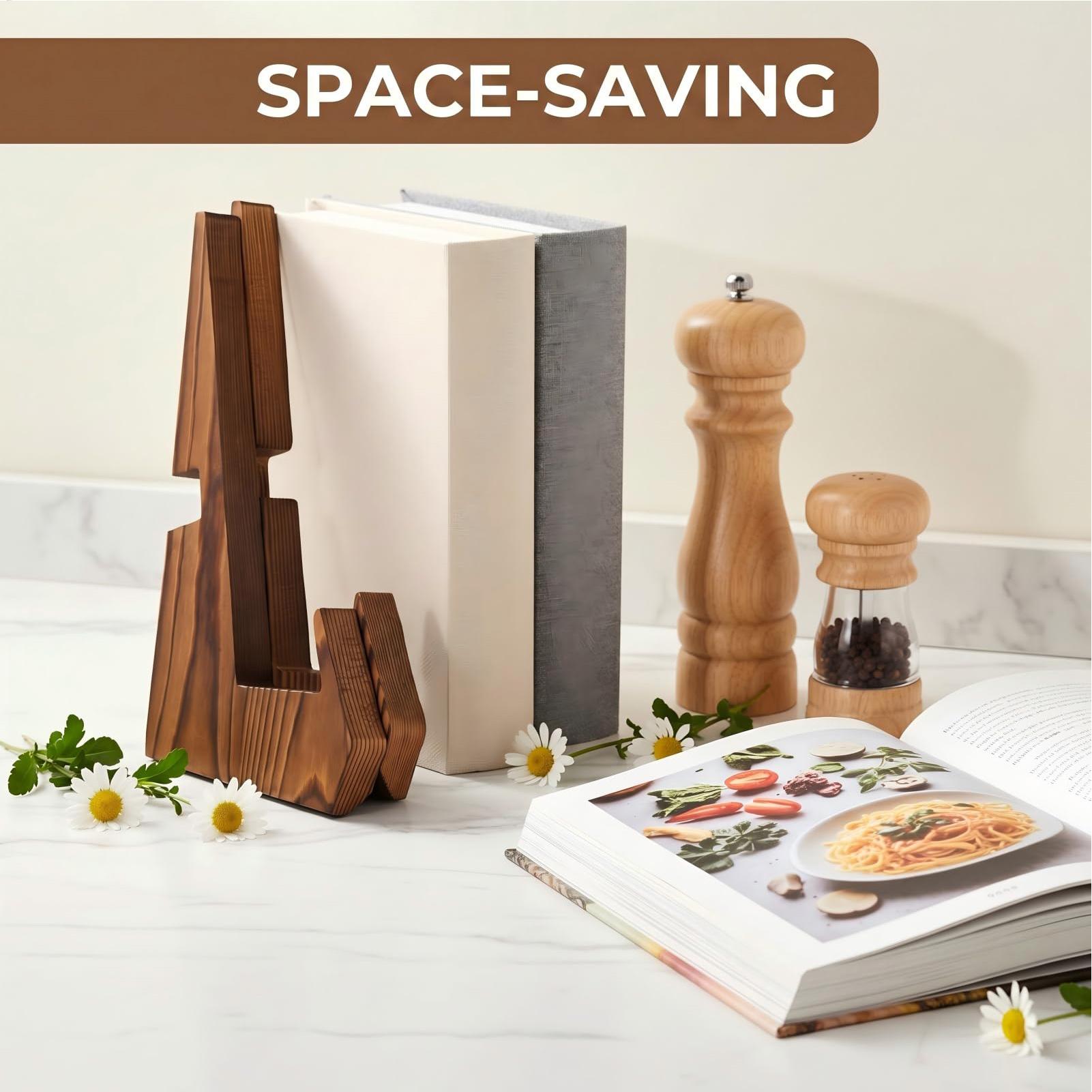 Cookbook Stand Rustic Foldable - Home Cooking Recipe ulasan dan harga