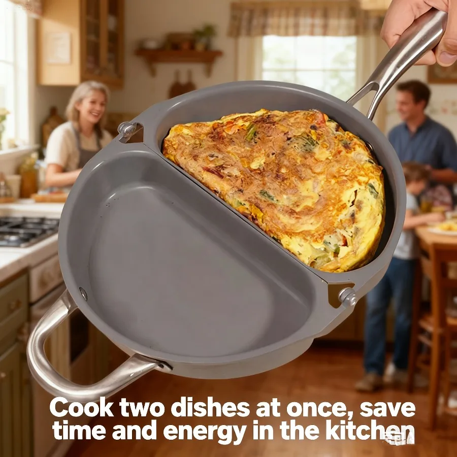 Double Sided Non Stick Pan Fol - Home Cooking Egg Roll ulasan dan harga