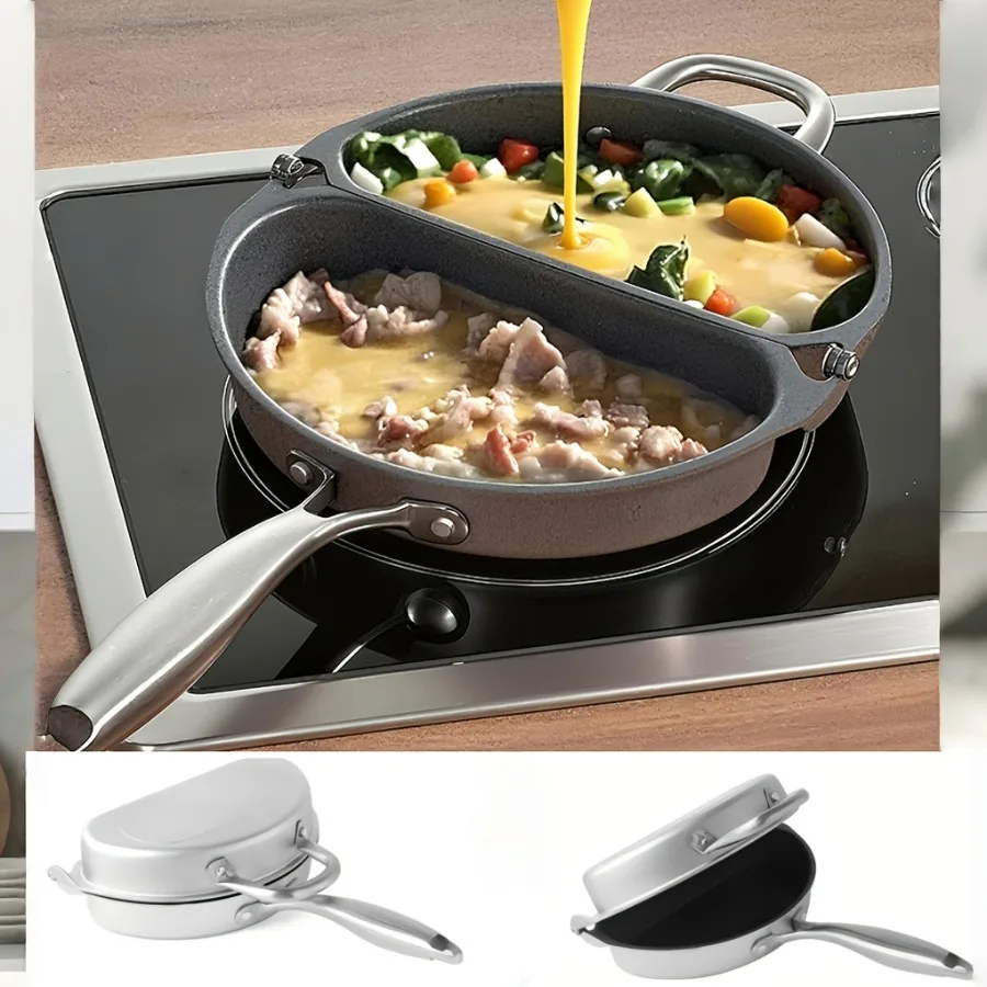 Double Sided Non Stick Pan Fol - Home Cooking Egg Roll ulasan dan harga