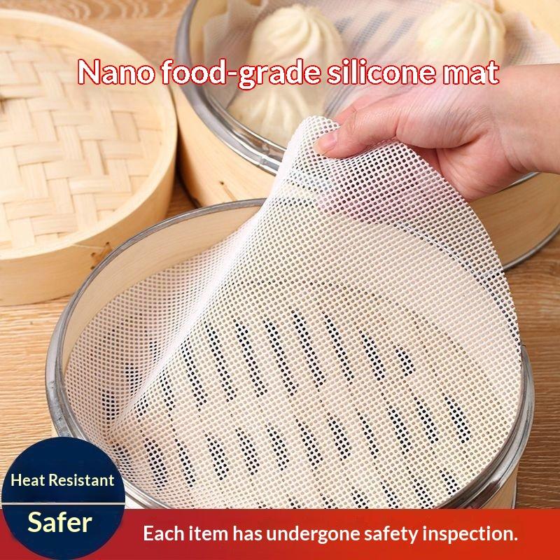 5pcs/set Reusable Silicone Non - Steamer Bamboo Set ulasan dan harga