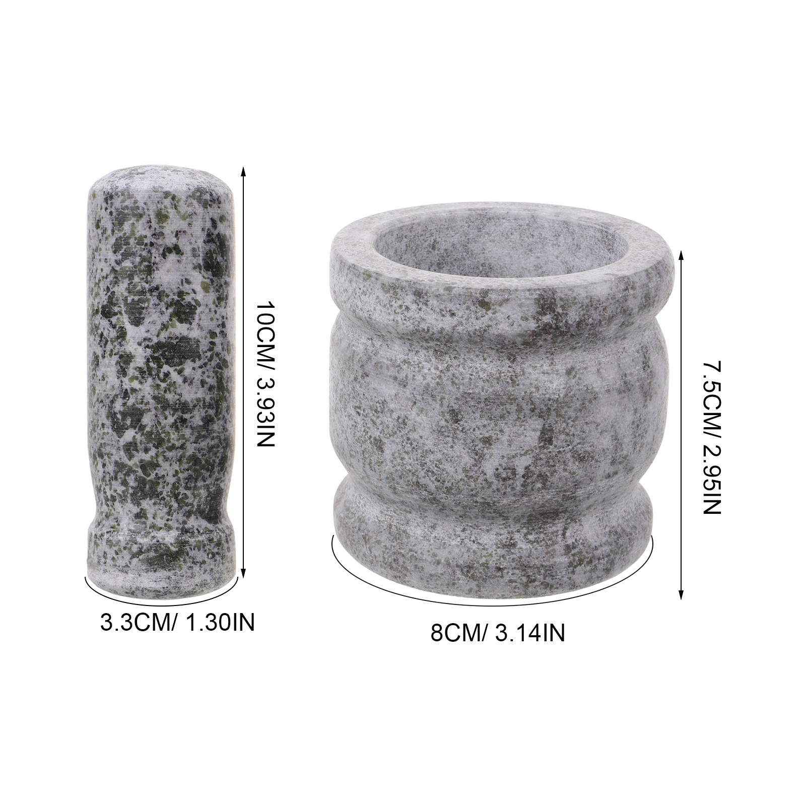 1Set Granite Mortar and Pestle - Mortar Pestle Granite ulasan dan harga