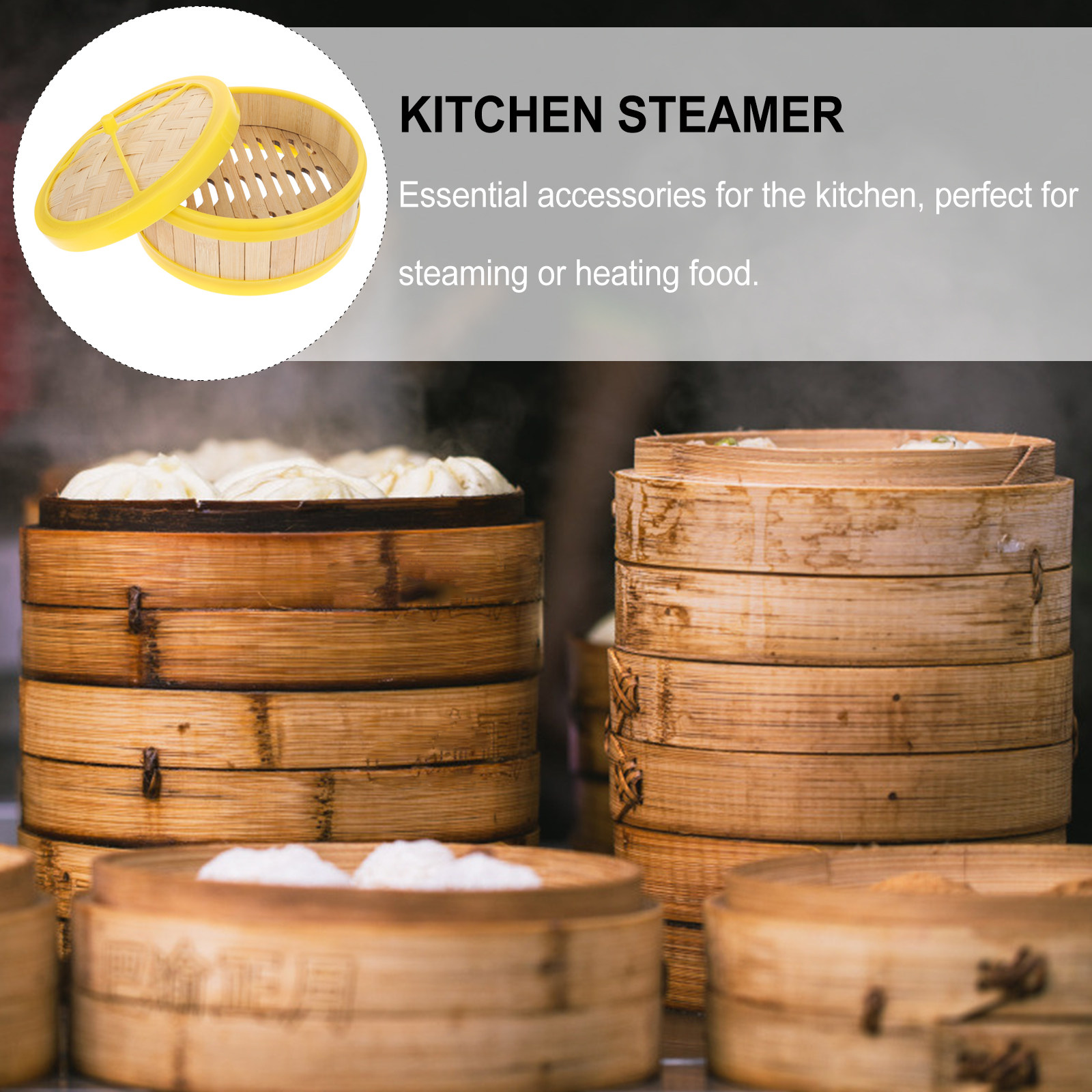 Bamboo Steamer Set Eco Friendl - Steamer Bamboo Set ulasan dan harga