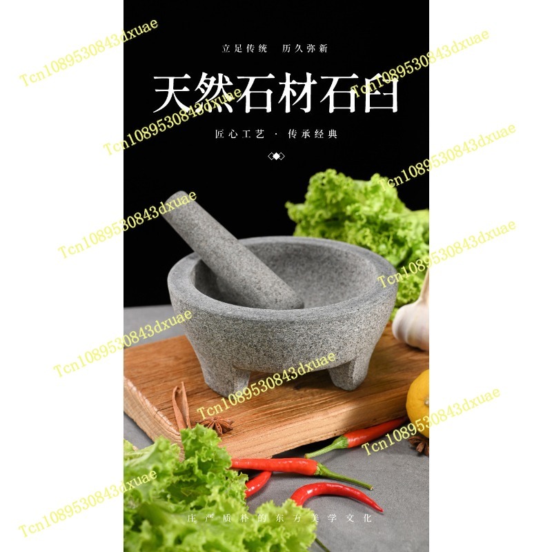 Natural Granite Mortar and Pes - Mortar Pestle Granite ulasan dan harga