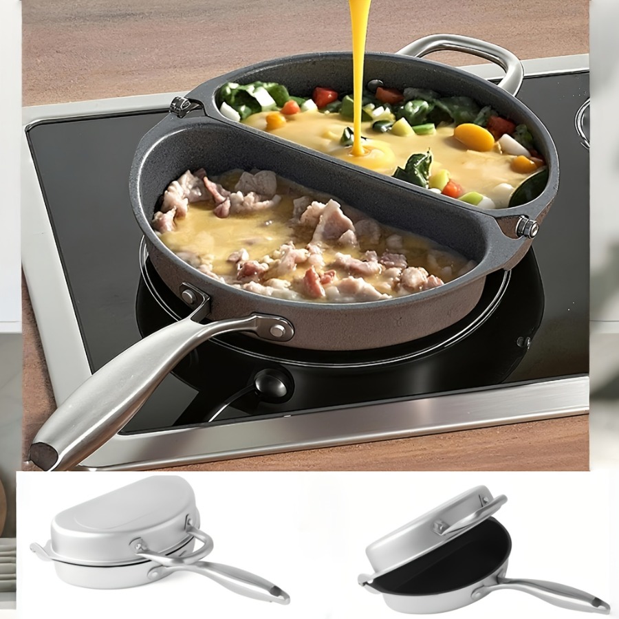 Double Sided Non Stick Pan Fol - Home Cooking Egg Roll ulasan dan harga